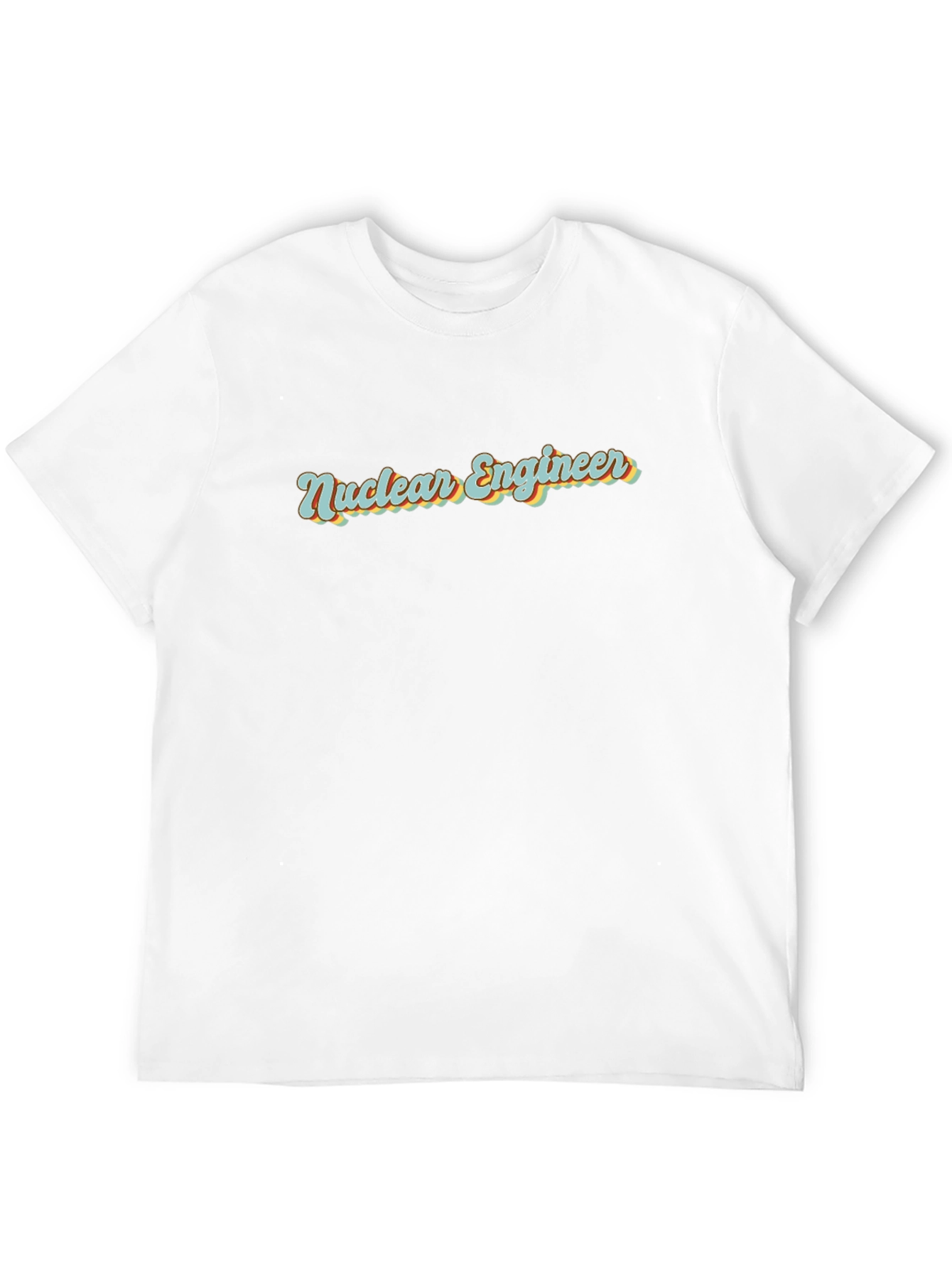 Nuclear Engineer Retro Style Graphic T-Shirt