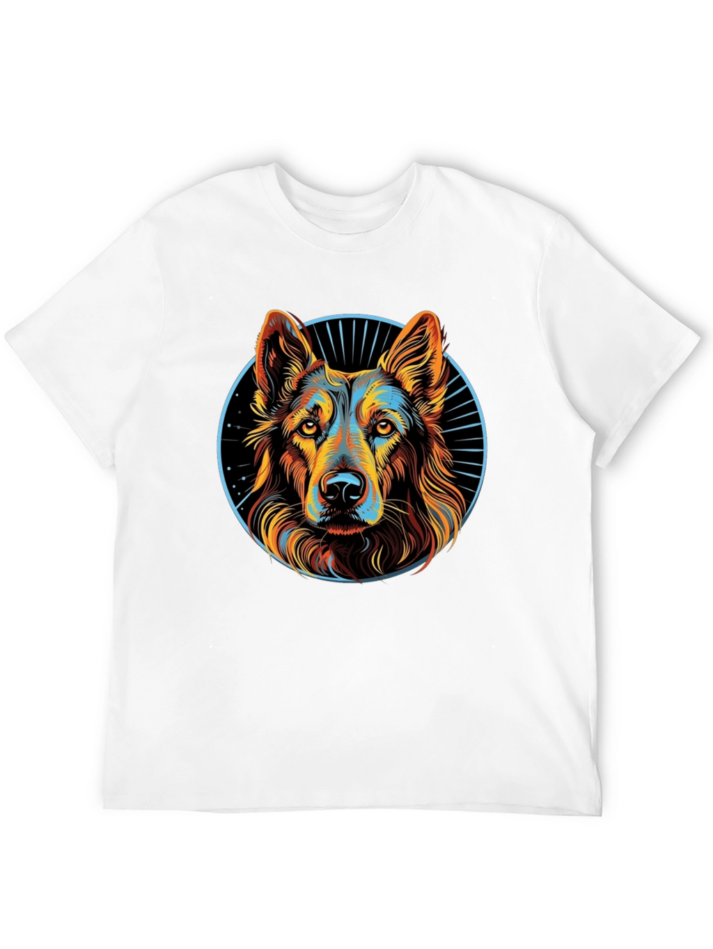 German Shepherd Graphic T-Shirt - Stylish Dog Lover Tee