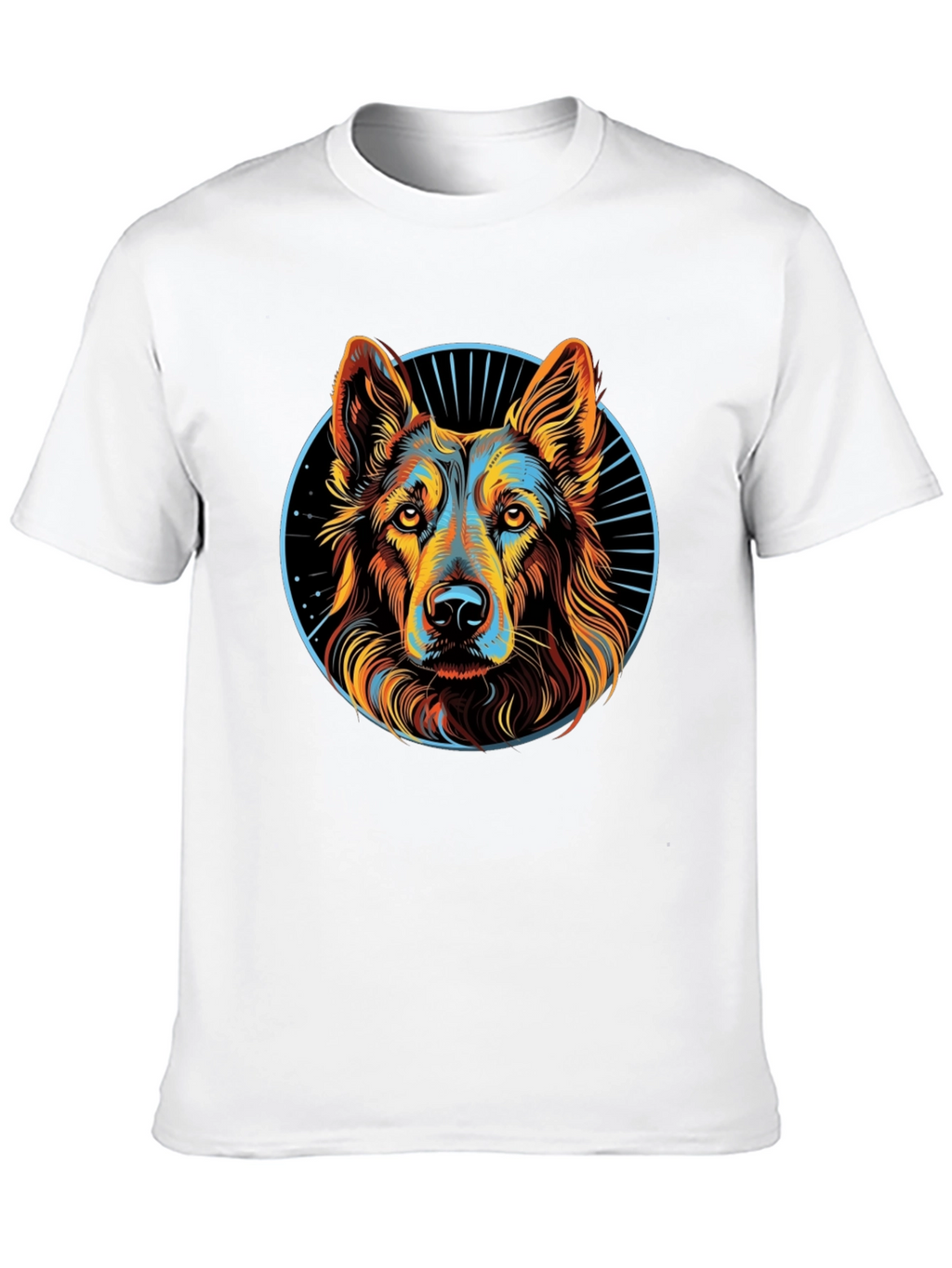 German Shepherd Graphic T-Shirt - Stylish Dog Lover Tee