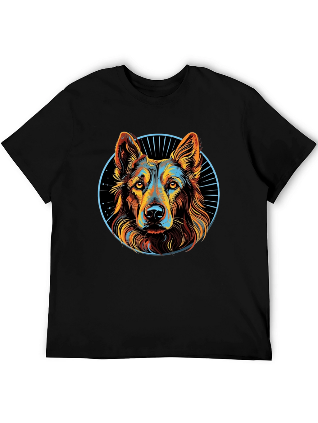 German Shepherd Graphic T-Shirt - Stylish Dog Lover Tee