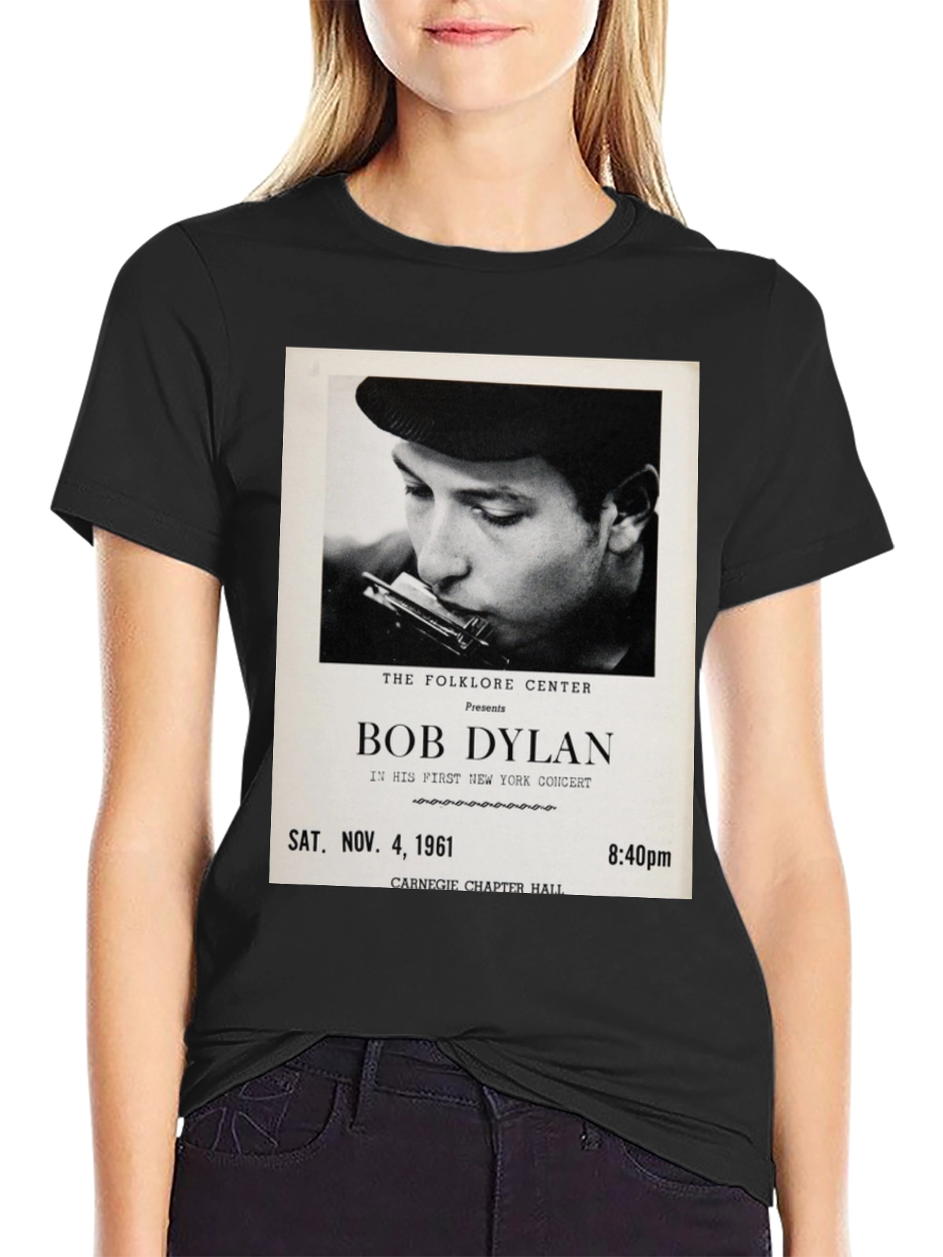 Bob Dylan Concert Tee - Sat. Nov. 4 1961