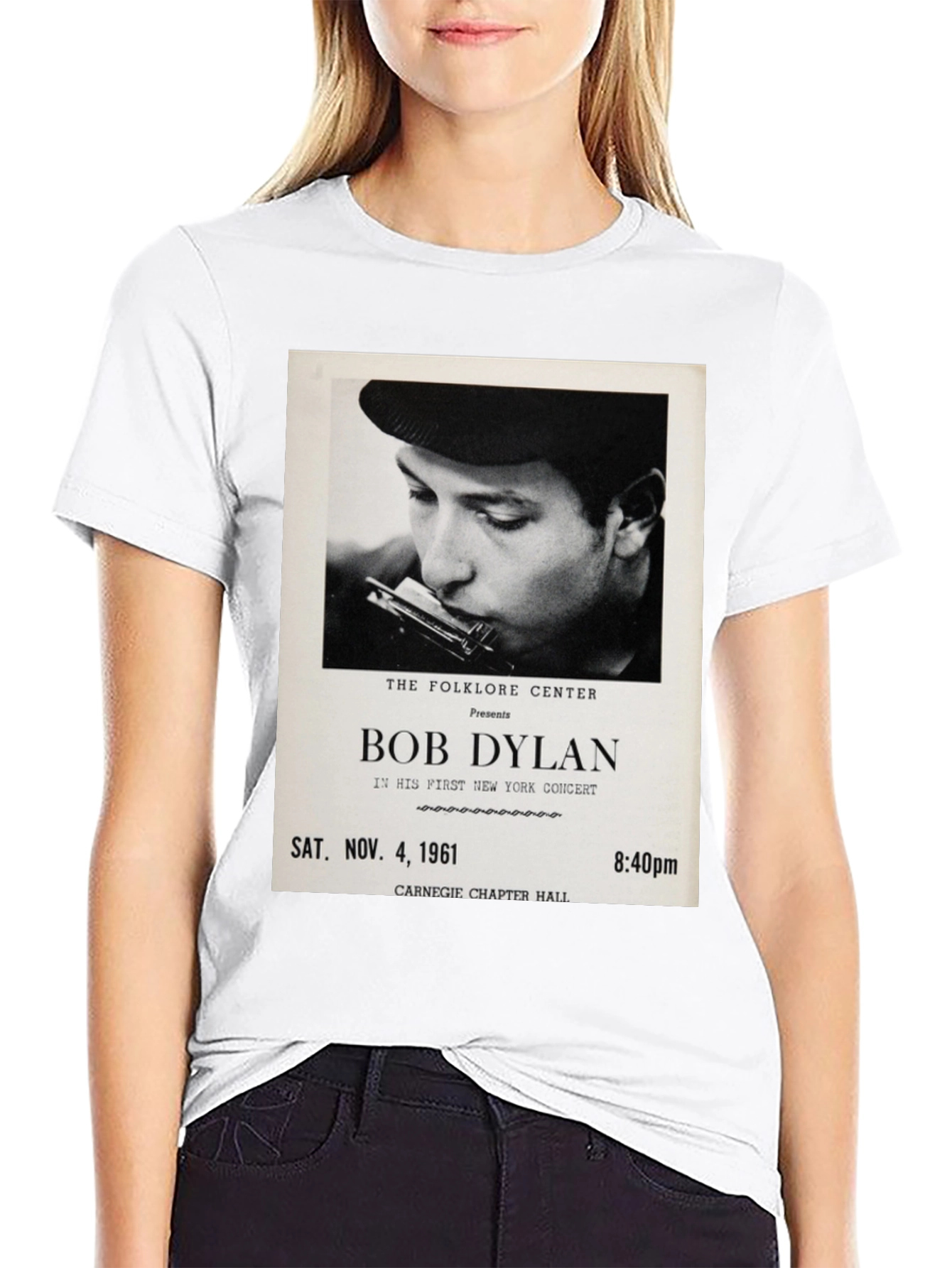 Bob Dylan Concert Tee - Sat. Nov. 4 1961