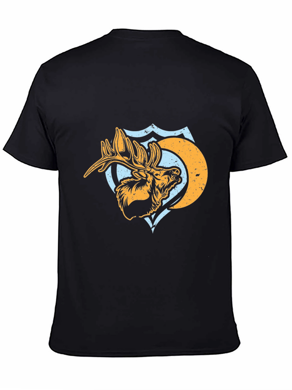 Moose Graphic Tee - Mens Black T-Shirt