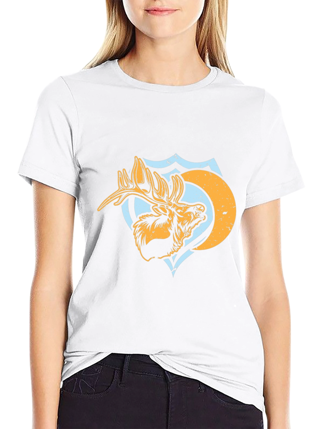Moose Graphic Tee - Mens Black T-Shirt