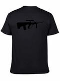 Gun Graphic Tee - Bold Statement T-Shirt