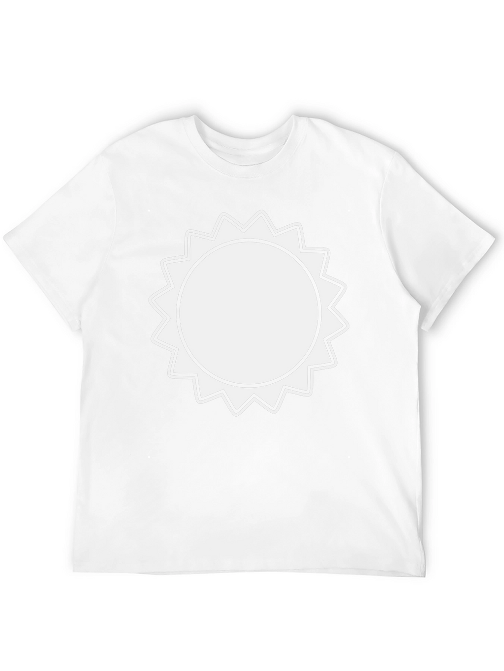 Modern Sun Graphic Black T-Shirt
