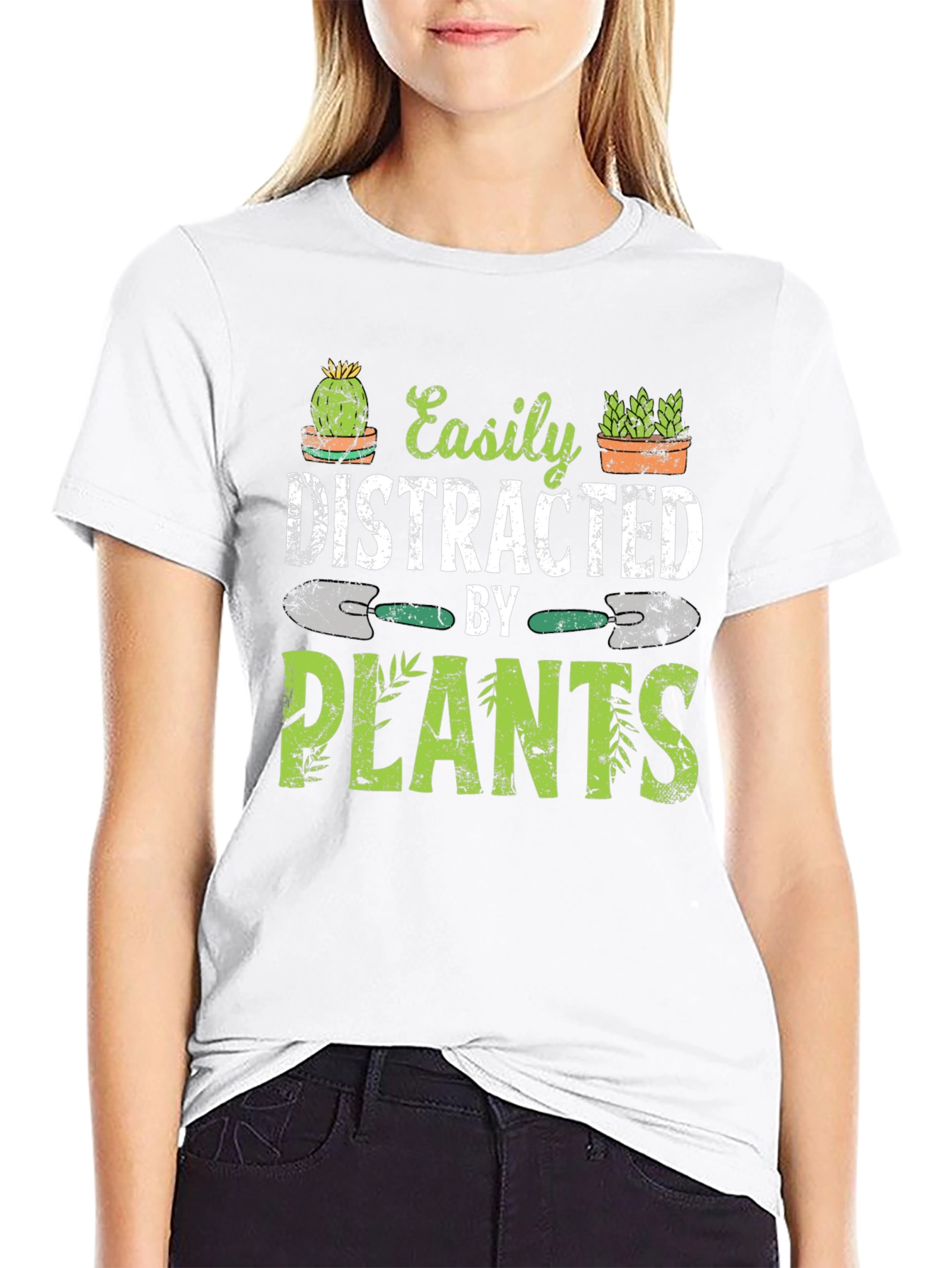 Easily Distracted By Plants - Graphic T-Shirt