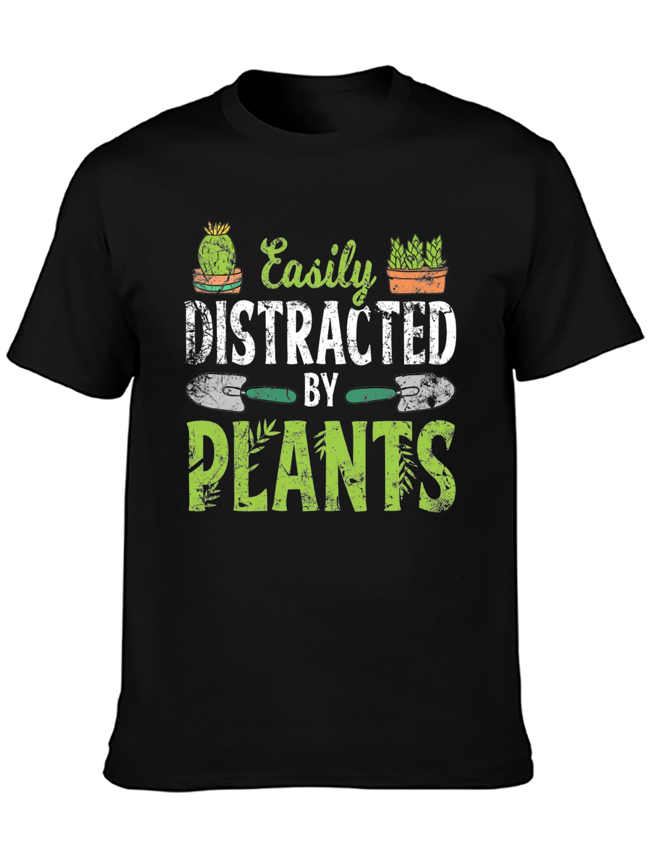 Easily Distracted By Plants - Graphic T-Shirt
