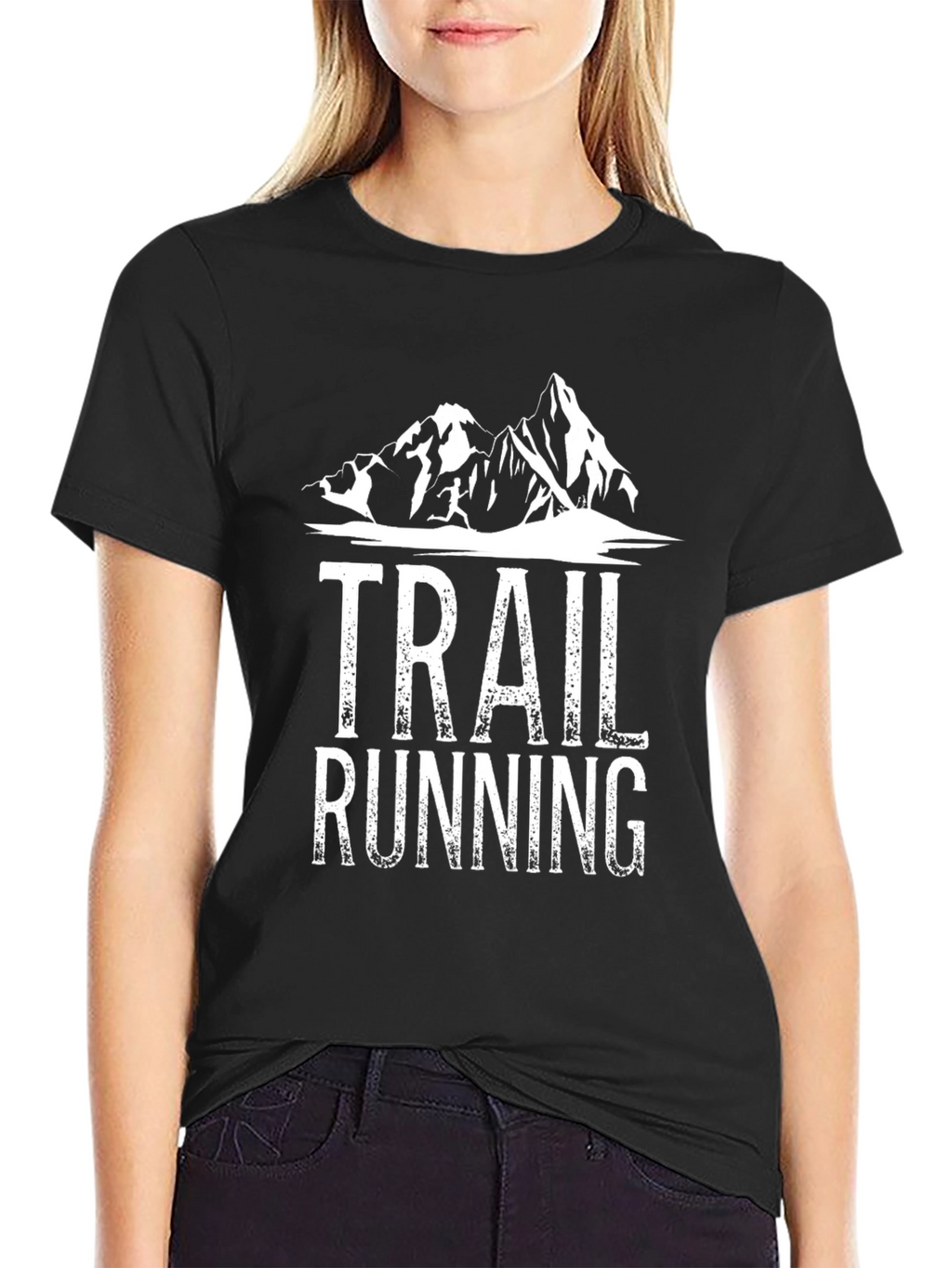 Trail Running Mountain Graphic T-Shirt