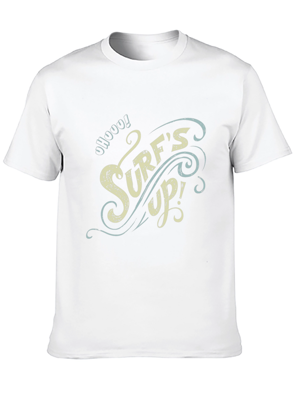 Surfs Up Graphic T-Shirt - Black Cotton Tee