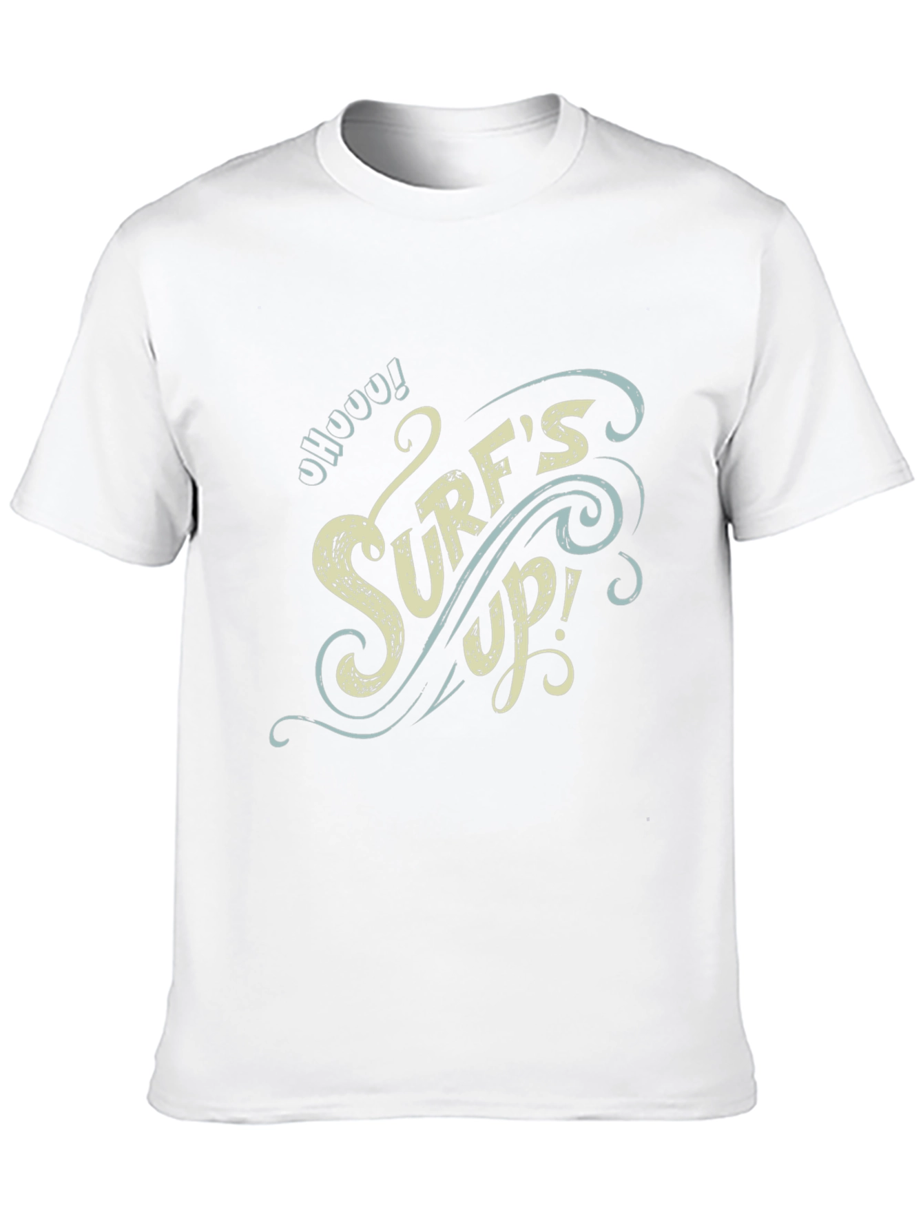 Surfs Up Graphic T-Shirt - Black Cotton Tee