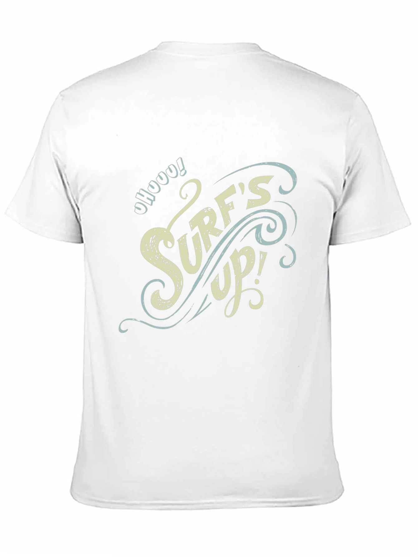 Surfs Up Graphic T-Shirt - Black Cotton Tee