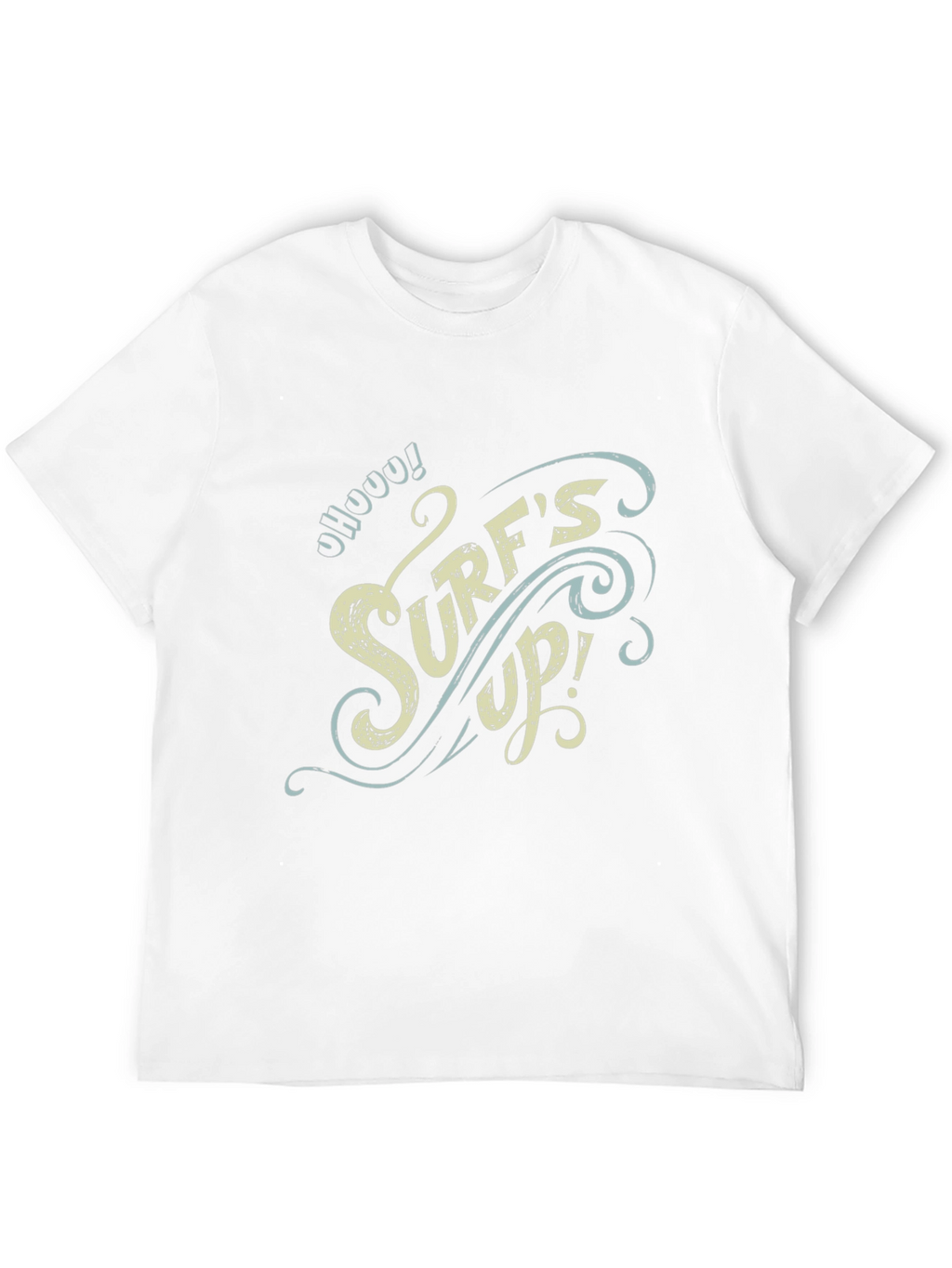 Surfs Up Graphic T-Shirt - Black Cotton Tee