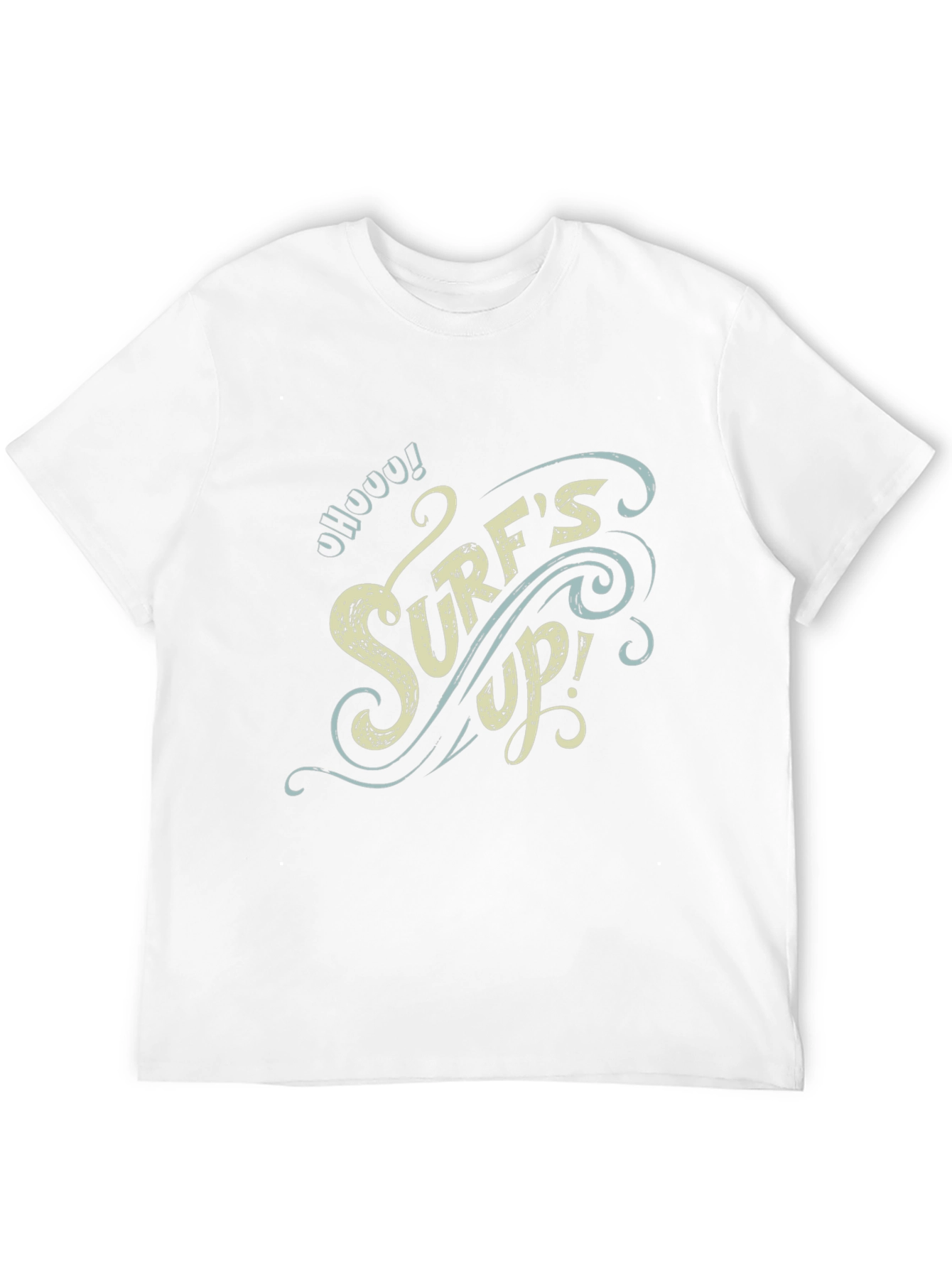 Surfs Up Graphic T-Shirt - Black Cotton Tee