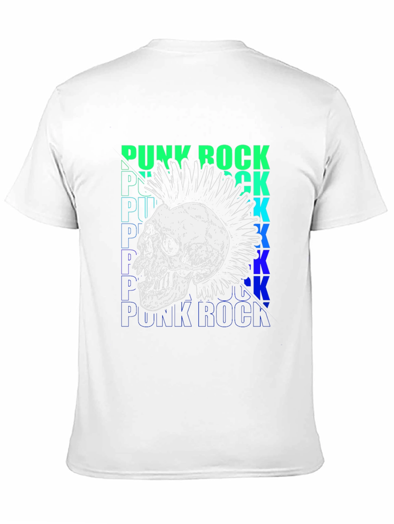 Punk Rock Skull Graphic Tee - Bold Style