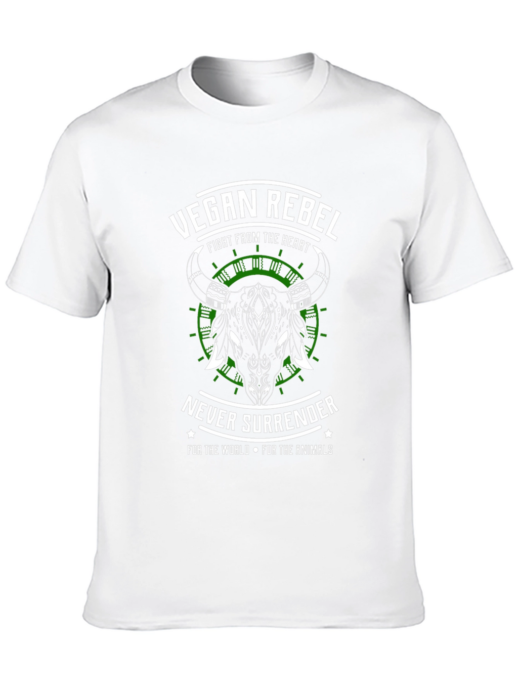Vegan Rebel Graphic Tee - Fight From The Heart