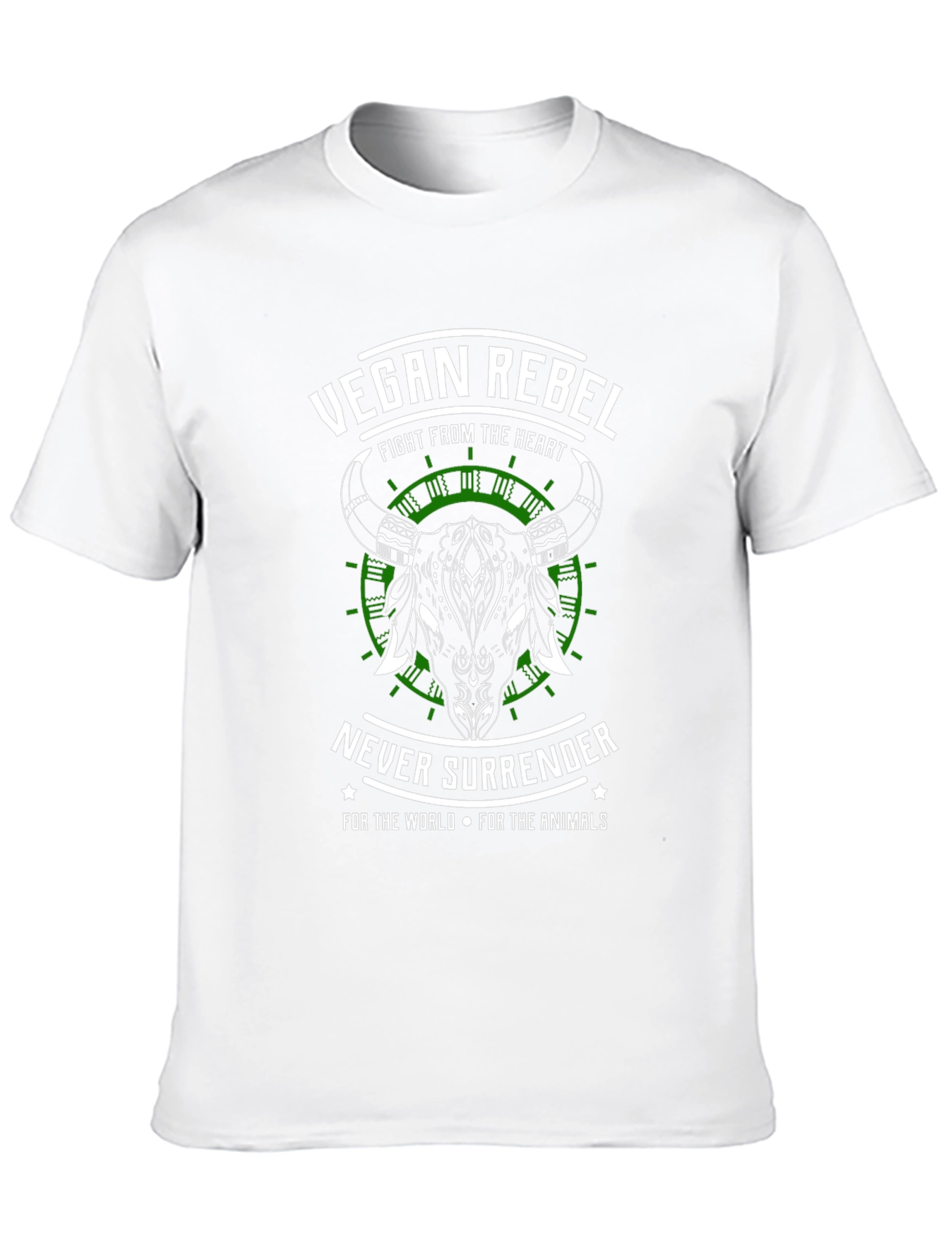 Vegan Rebel Graphic Tee - Fight From The Heart