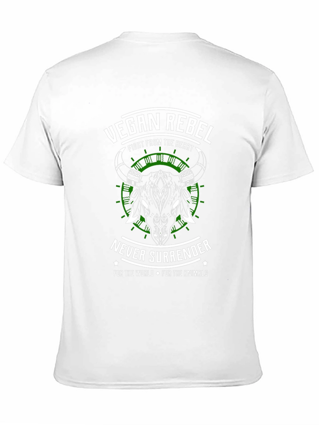 Vegan Rebel Graphic Tee - Fight From The Heart