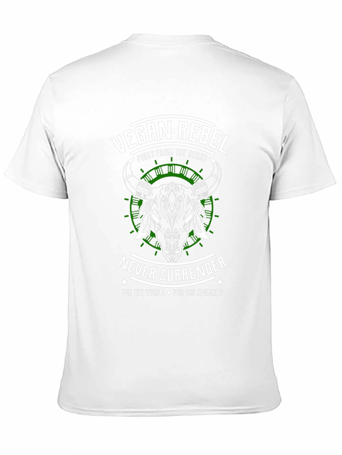 Vegan Rebel Graphic Tee - Fight From The Heart