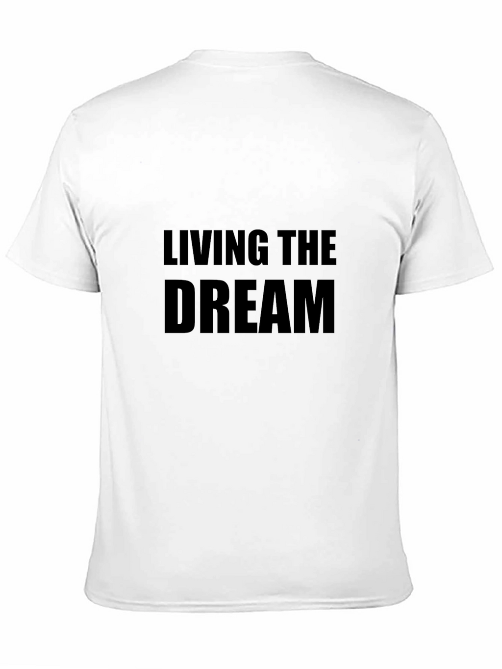 Living The Dream Graphic Tee - Mens Black T-Shirt
