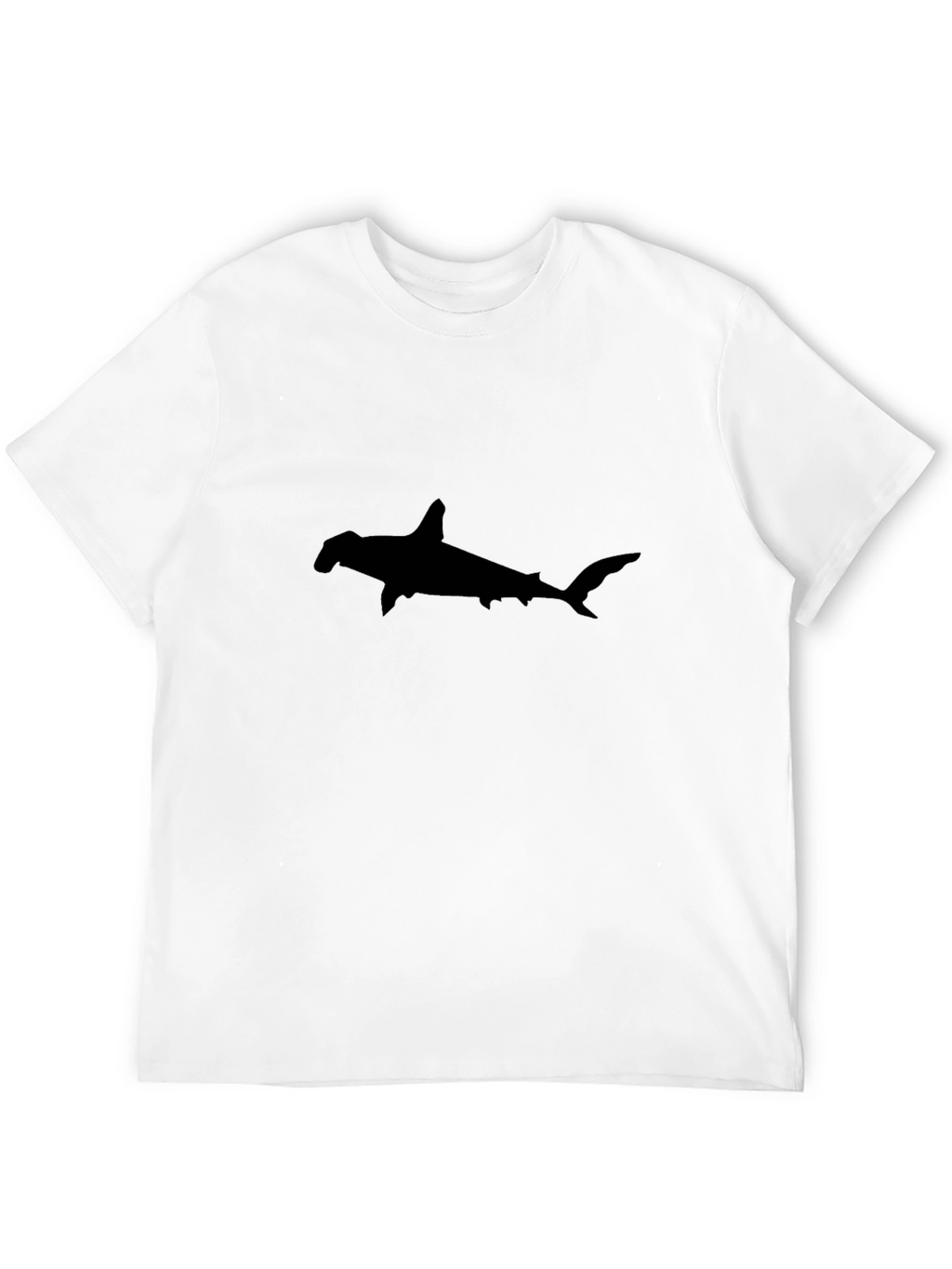 Hammerhead Shark Graphic Tee - Black Cotton T-Shirt