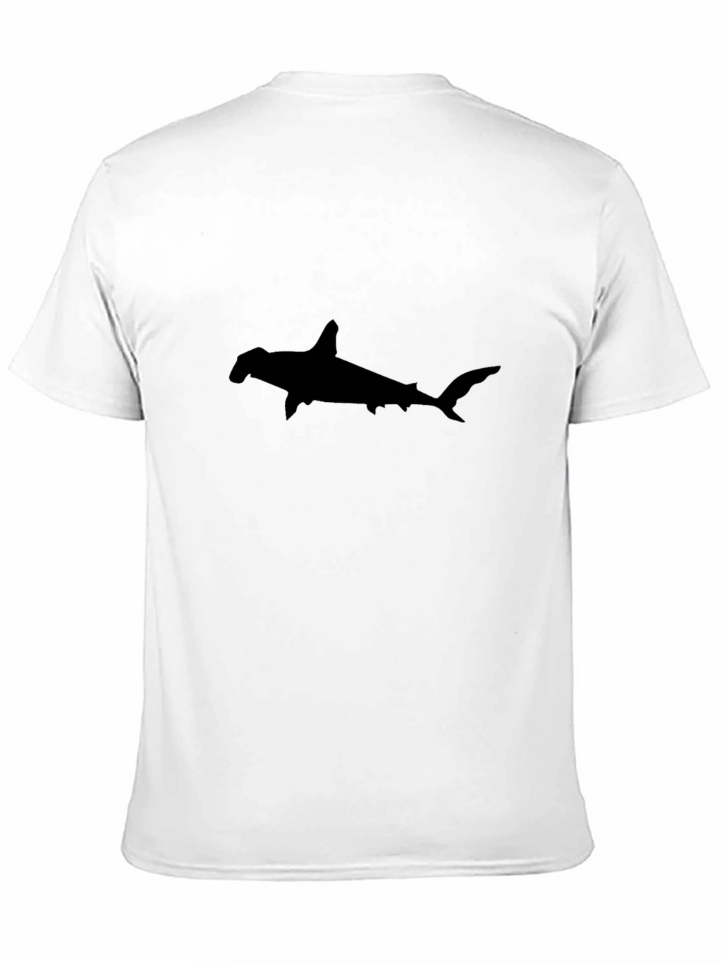 Hammerhead Shark Graphic Tee - Black Cotton T-Shirt
