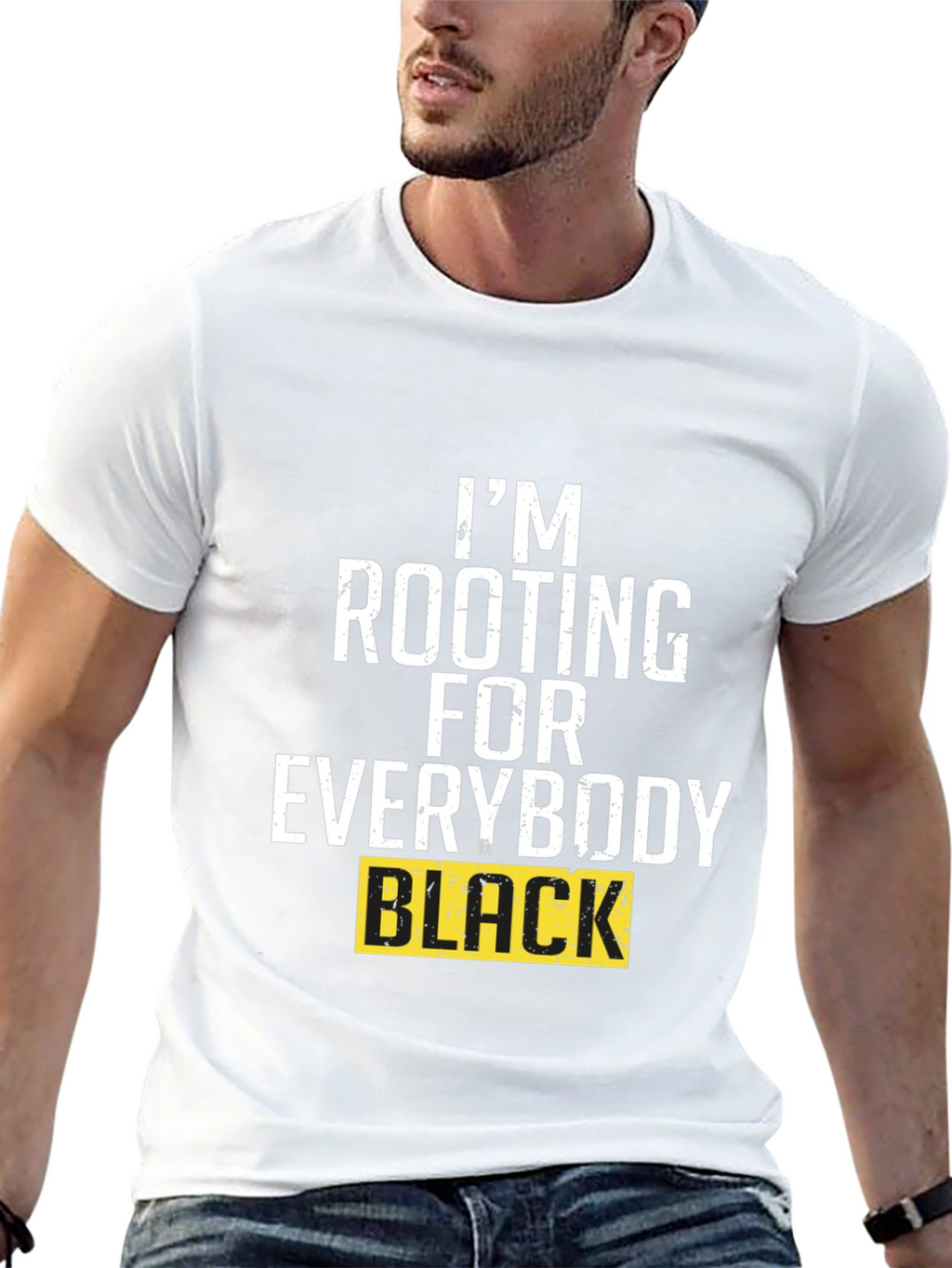 Im Rooting for Everybody Black T-Shirt