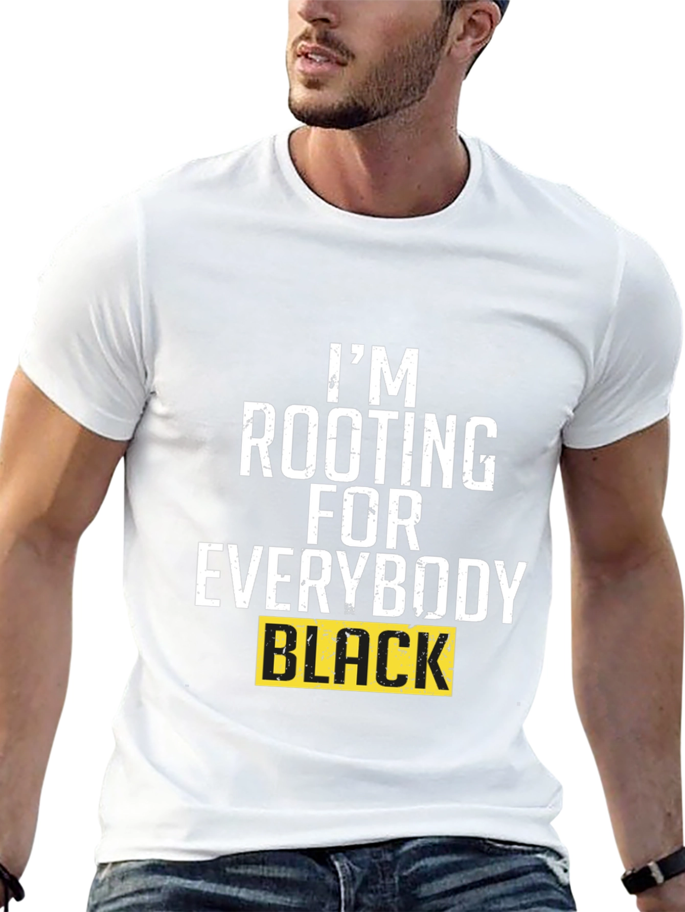 Im Rooting for Everybody Black T-Shirt