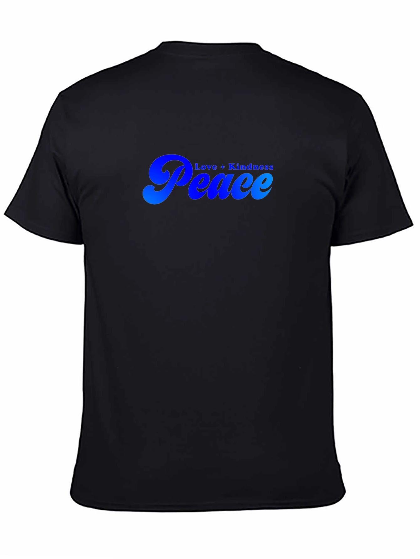 Peace Love Kindness Black T-Shirt