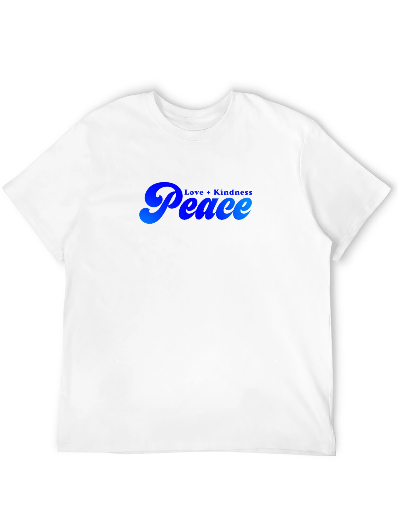 Peace Love Kindness Black T-Shirt