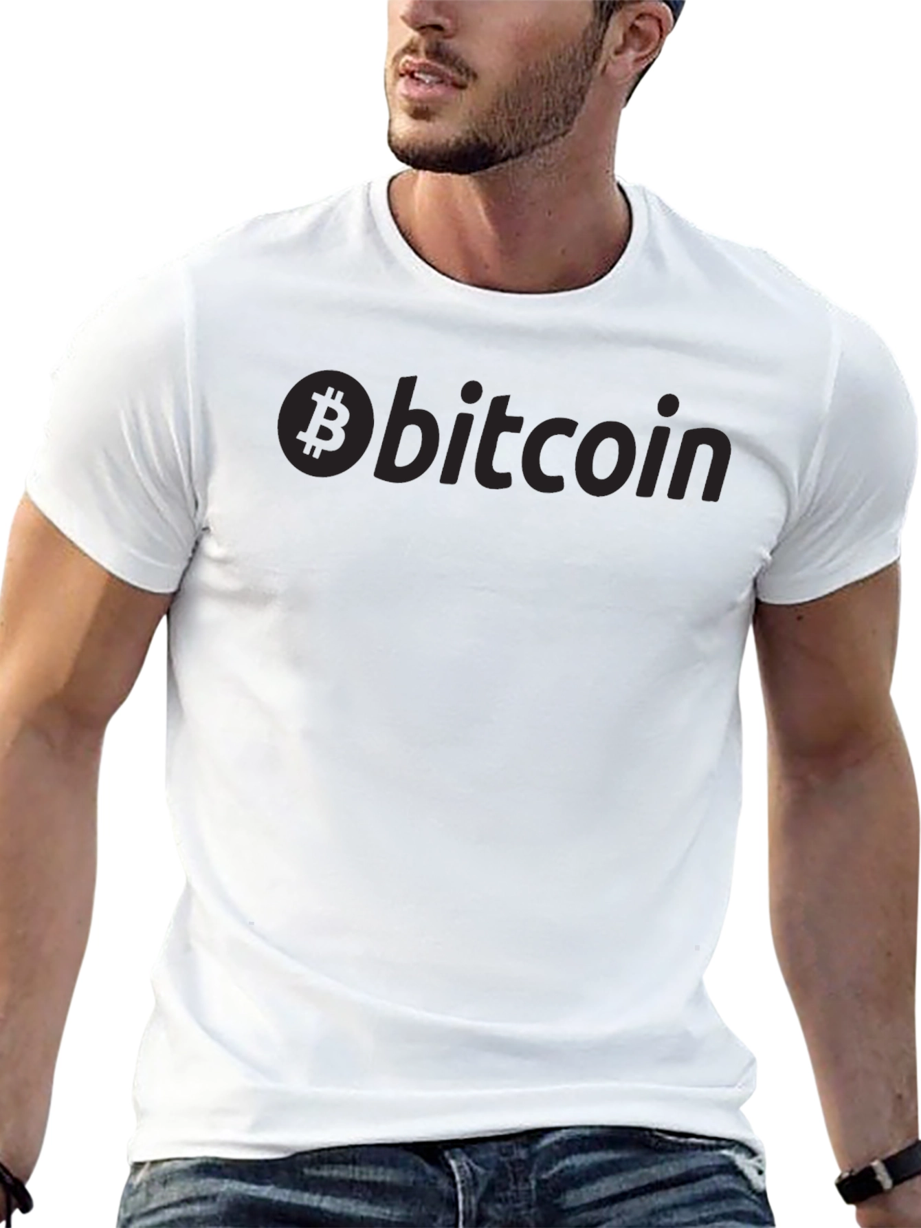 Bitcoin Black T-Shirt Crypto Fashion