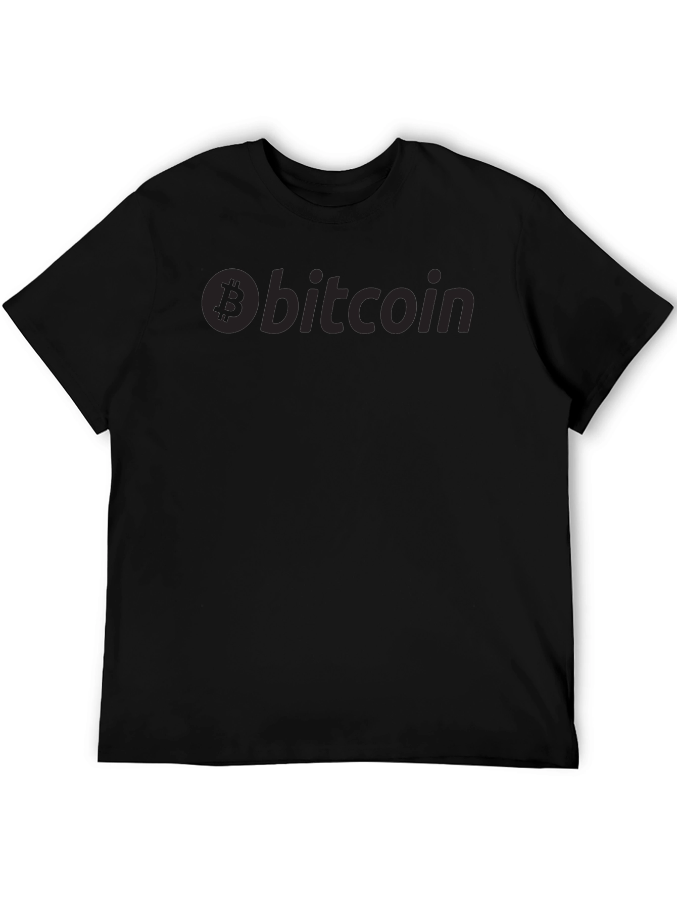 Bitcoin Black T-Shirt Crypto Fashion