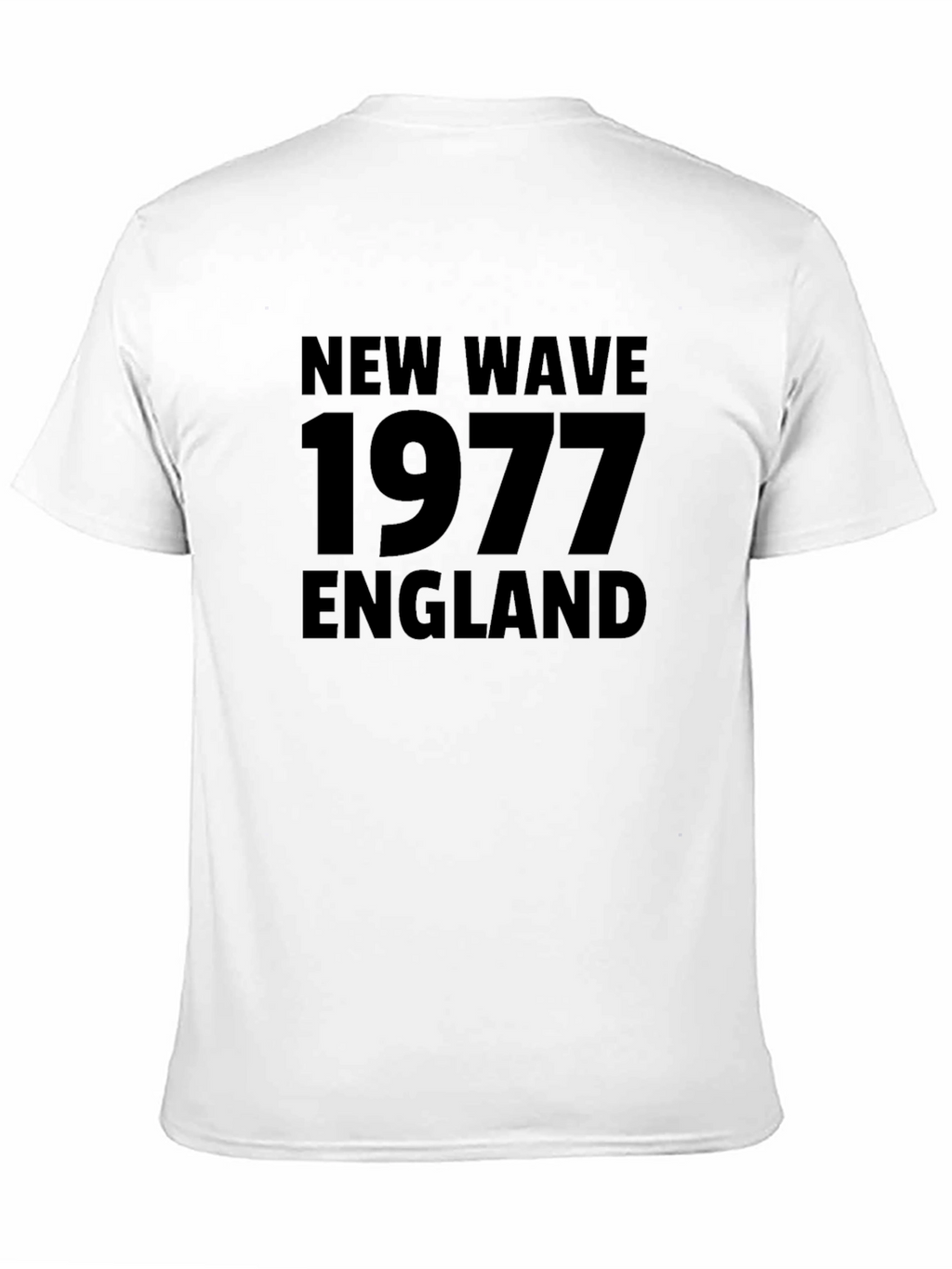 New Wave 1977 England Black T-Shirt