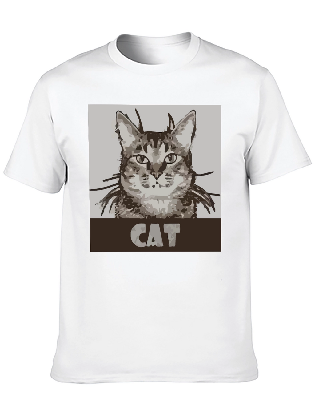 Cat Graphic Tee - Unisex Black T-Shirt