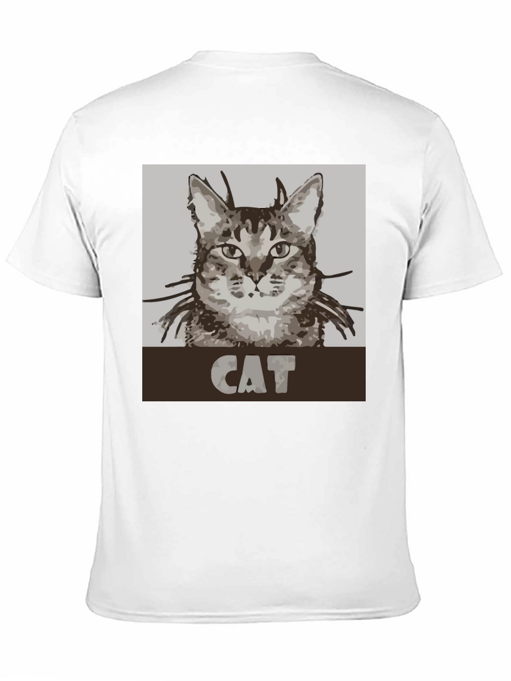 Cat Graphic Tee - Unisex Black T-Shirt