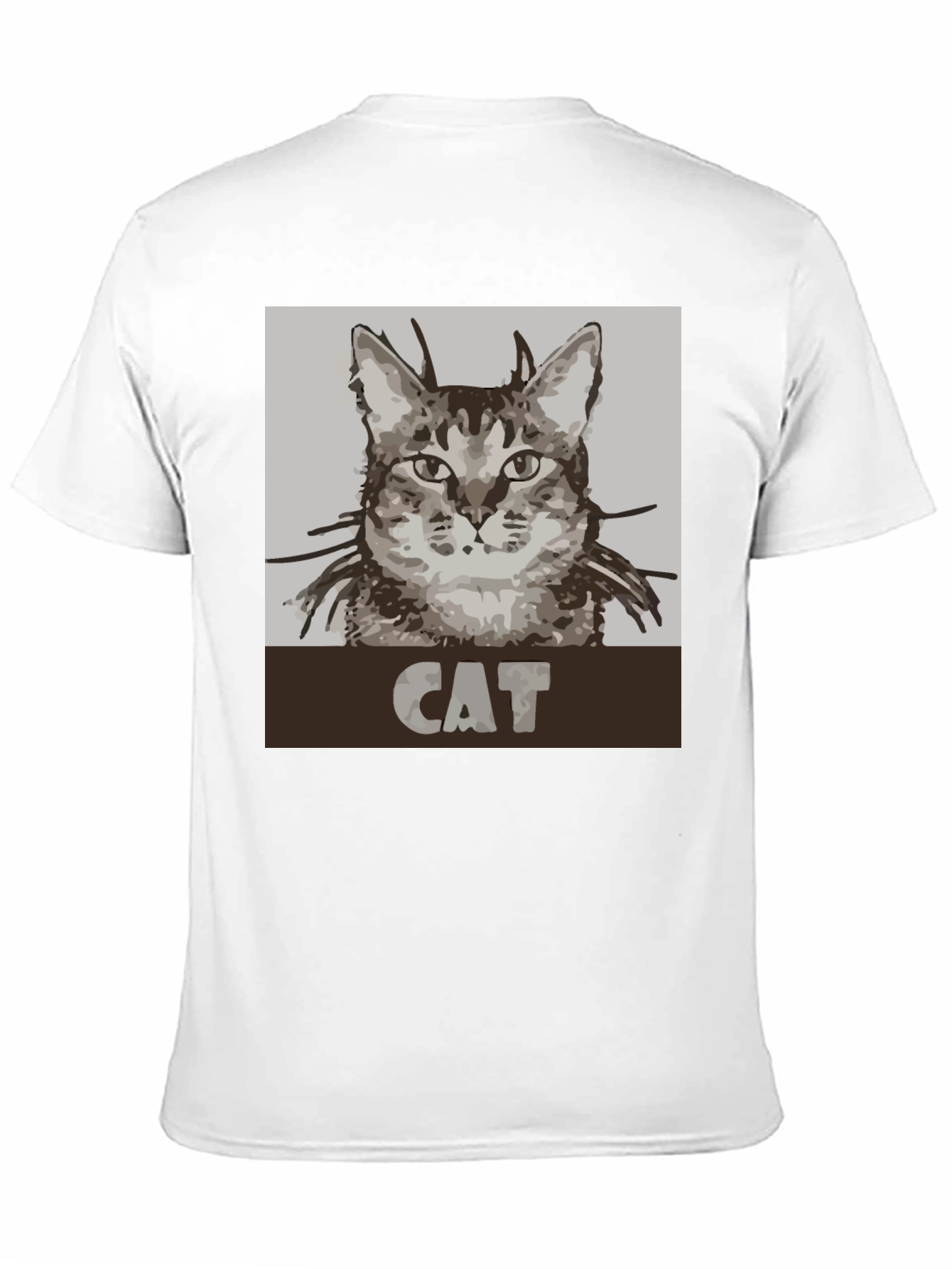 Cat Graphic Tee - Unisex Black T-Shirt