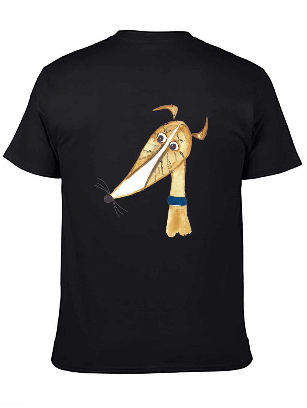 Cartoon Dog Graphic T-Shirt
