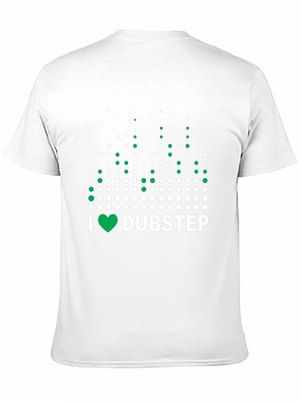 I Love Dubstep Music Graphic Tee - Black