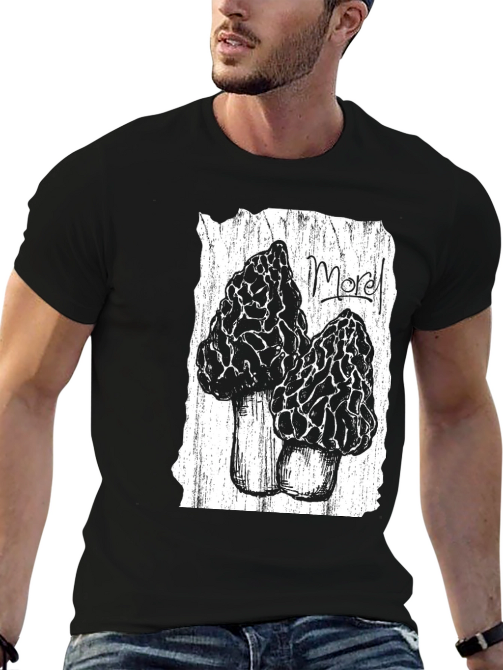 Morel Mushroom Graphic T-Shirt