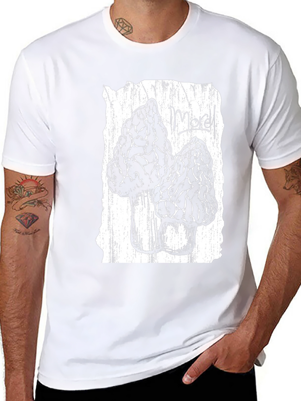 Morel Mushroom Graphic T-Shirt
