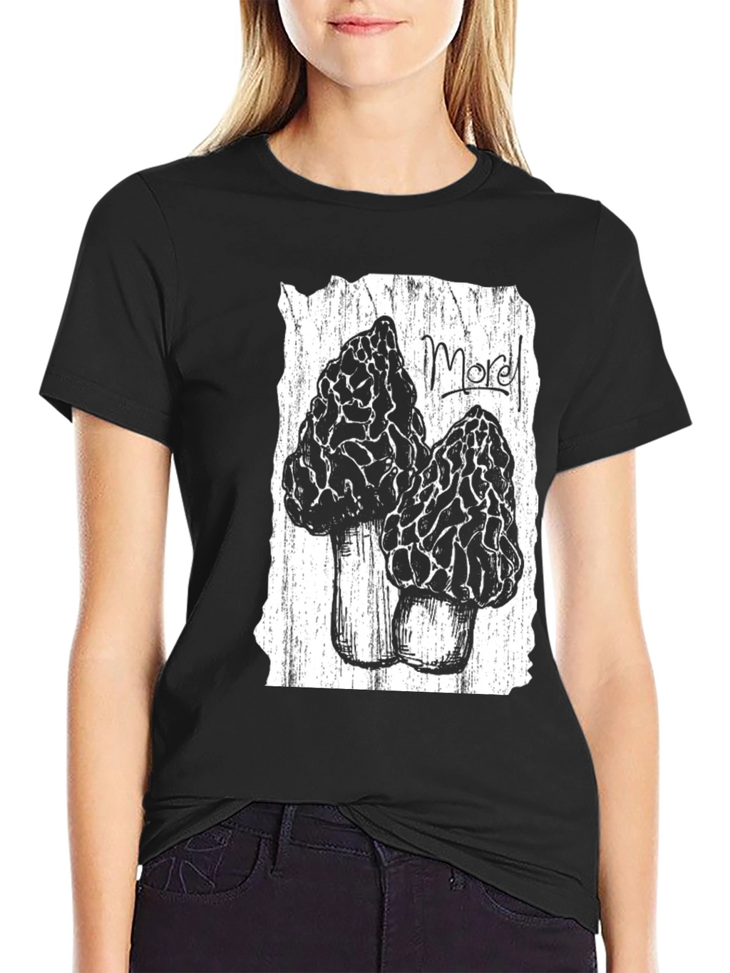 Morel Mushroom Graphic T-Shirt