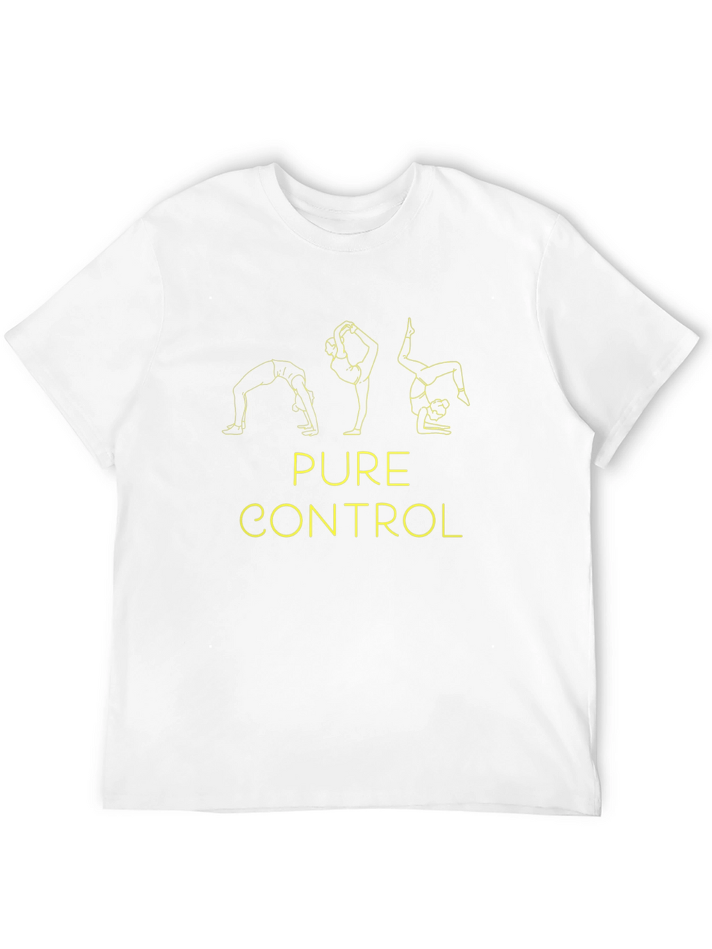 Pure Control Black T-Shirt Yoga Poses