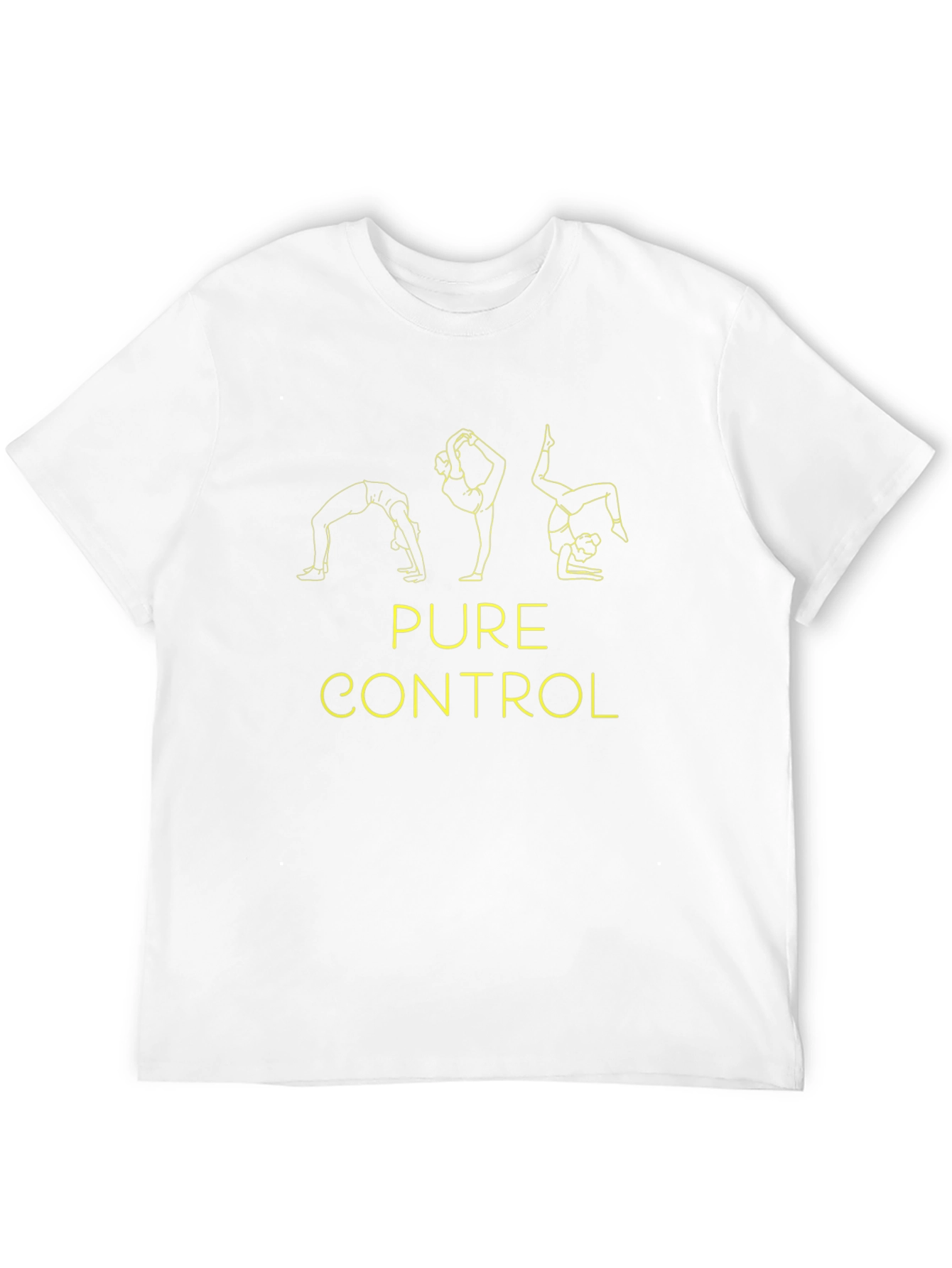Pure Control Black T-Shirt Yoga Poses