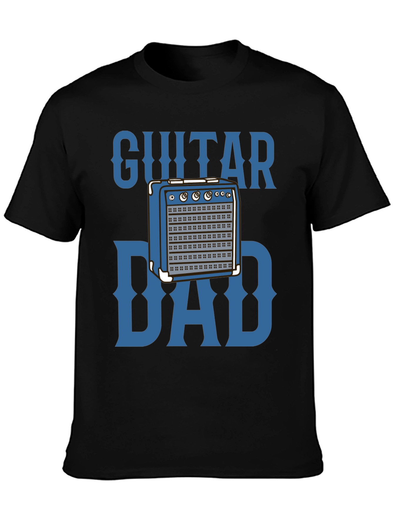 Guitar Dad Graphic Tee - Music Lover Fathers Day Gift