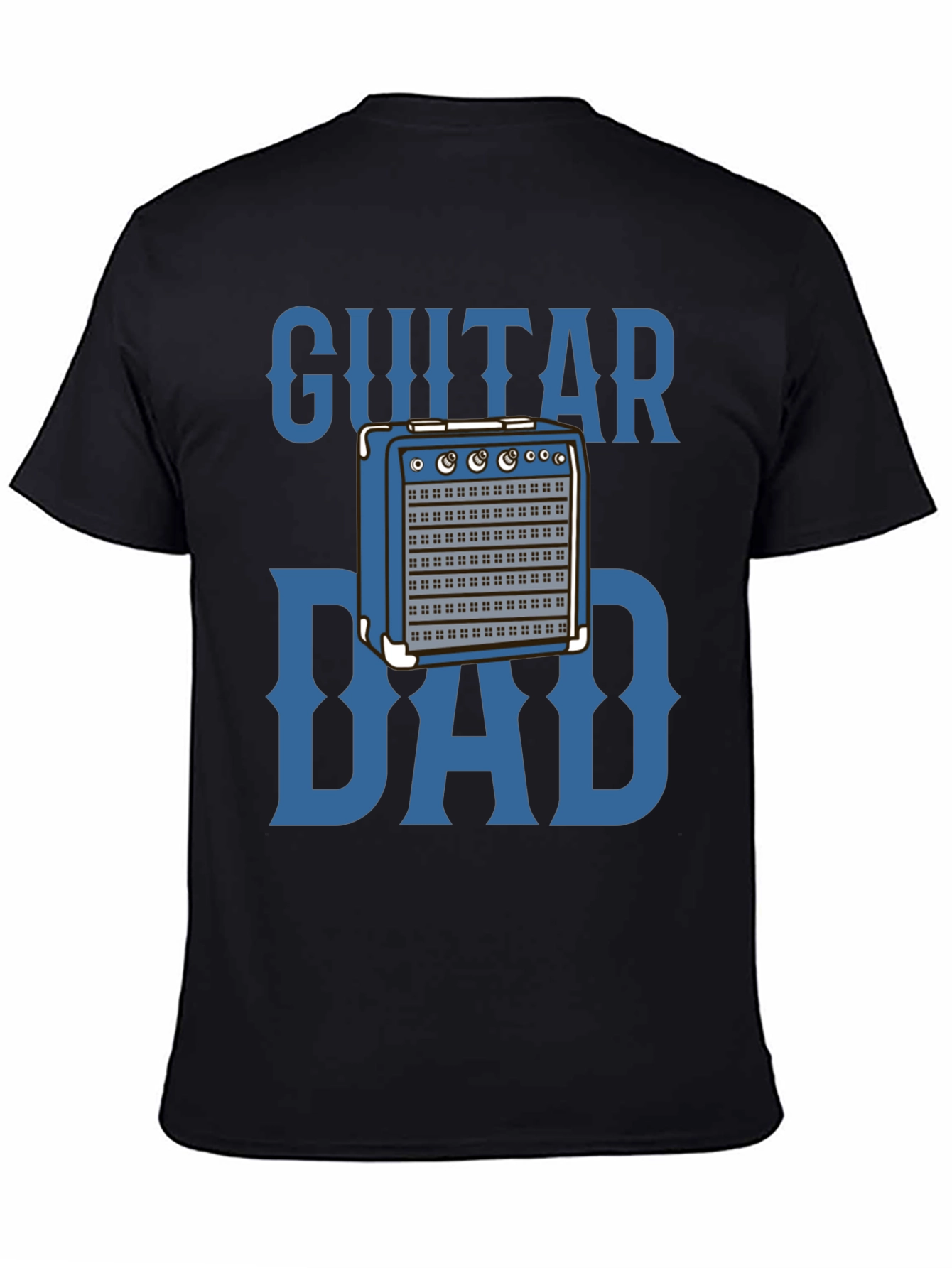 Guitar Dad Graphic Tee - Music Lover Fathers Day Gift