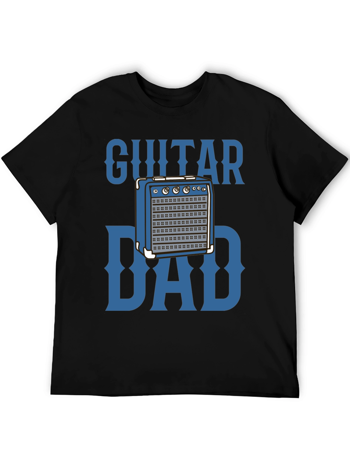Guitar Dad Graphic Tee - Music Lover Fathers Day Gift