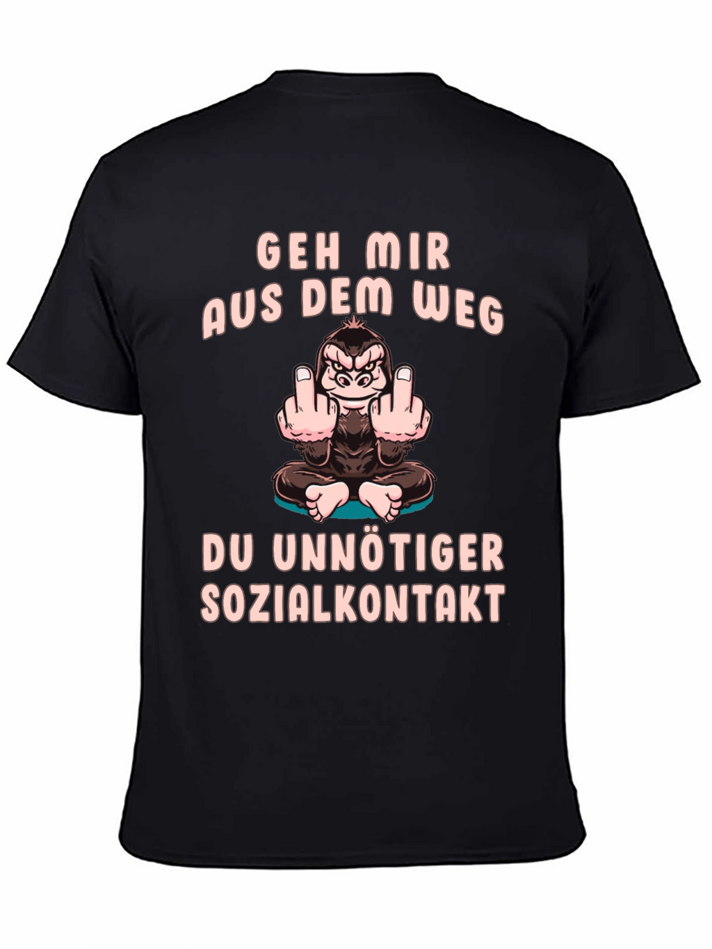 Geh Mir Aus Dem Weg Funny Monkey T-Shirt