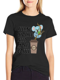 Feeling Slothee Need More Coffee T-Shirt