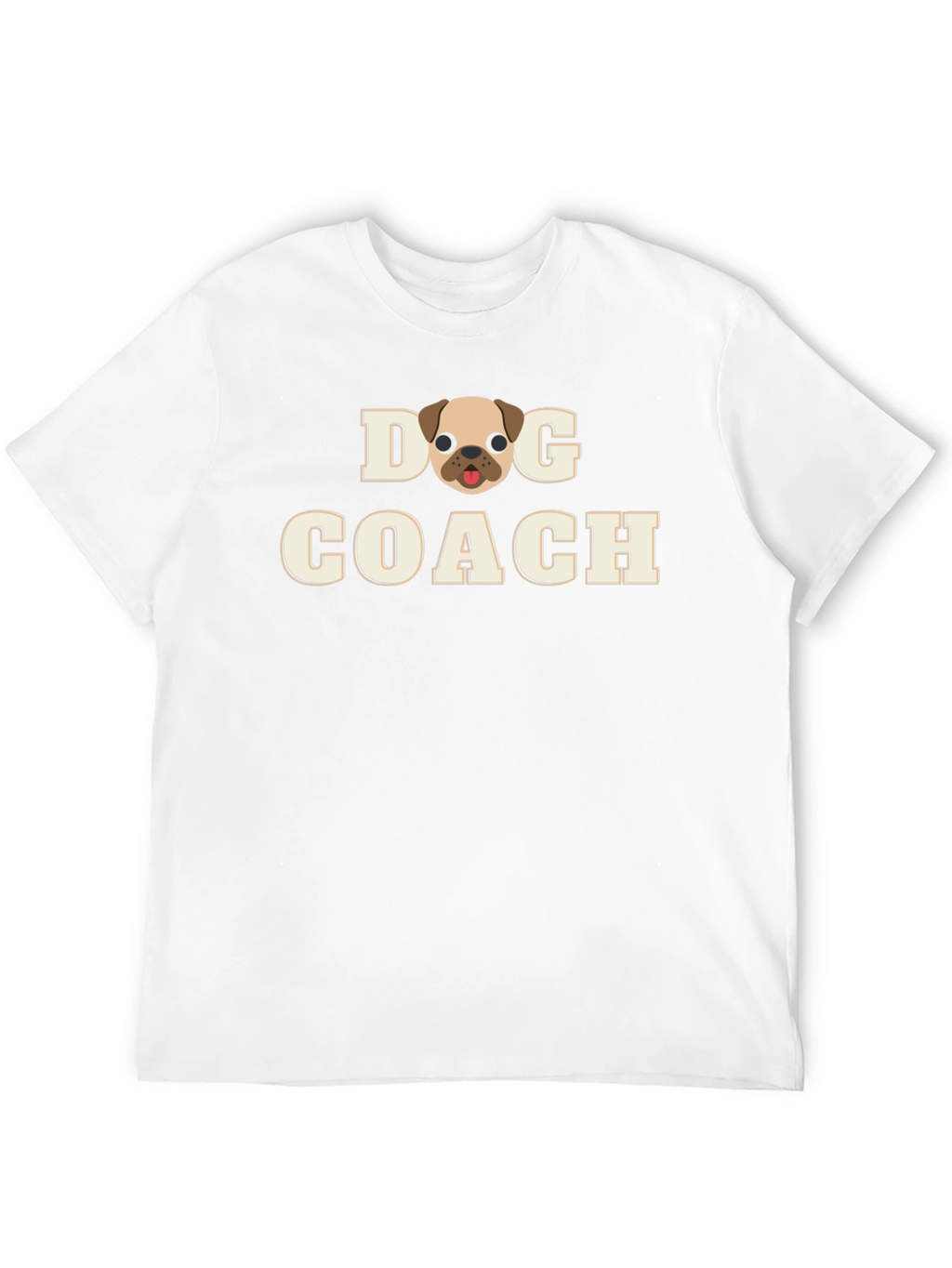 Dog Coach T-Shirt - Black Cotton Tee