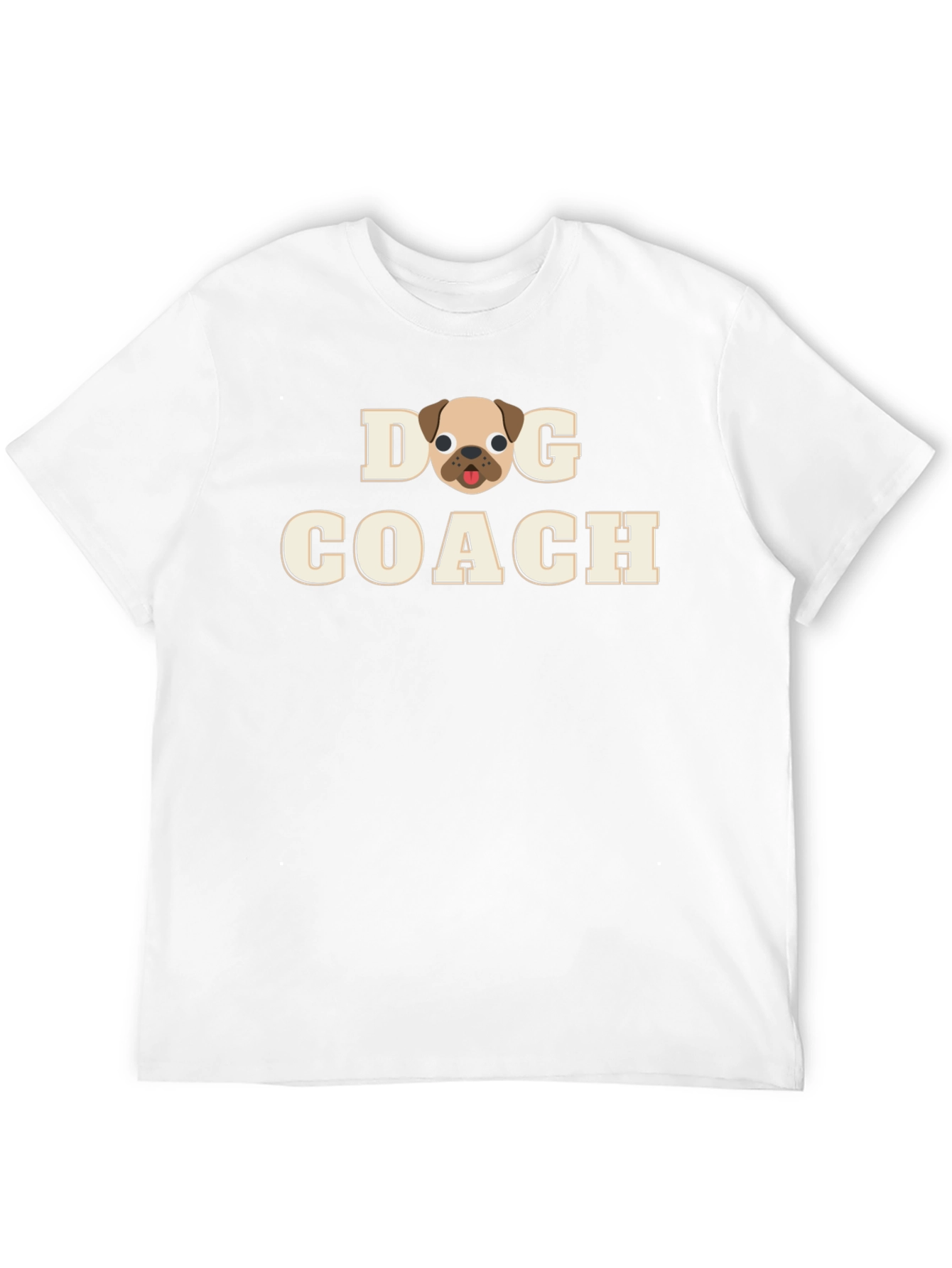 Dog Coach T-Shirt - Black Cotton Tee